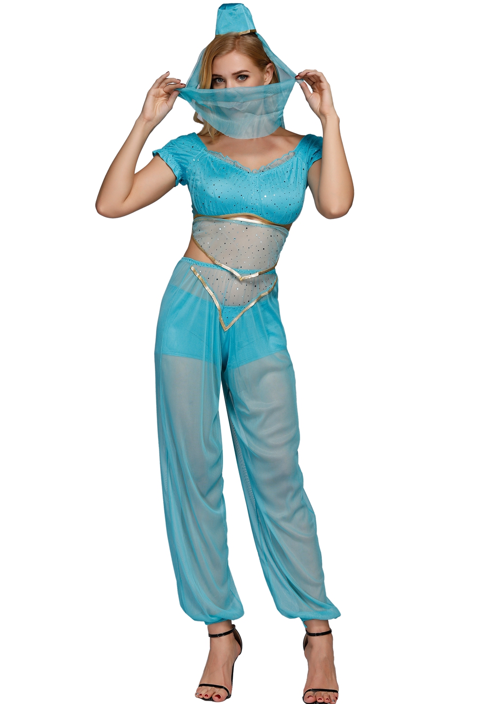 F1229A Genie Rhoda Carpet Sexy Adult Costume